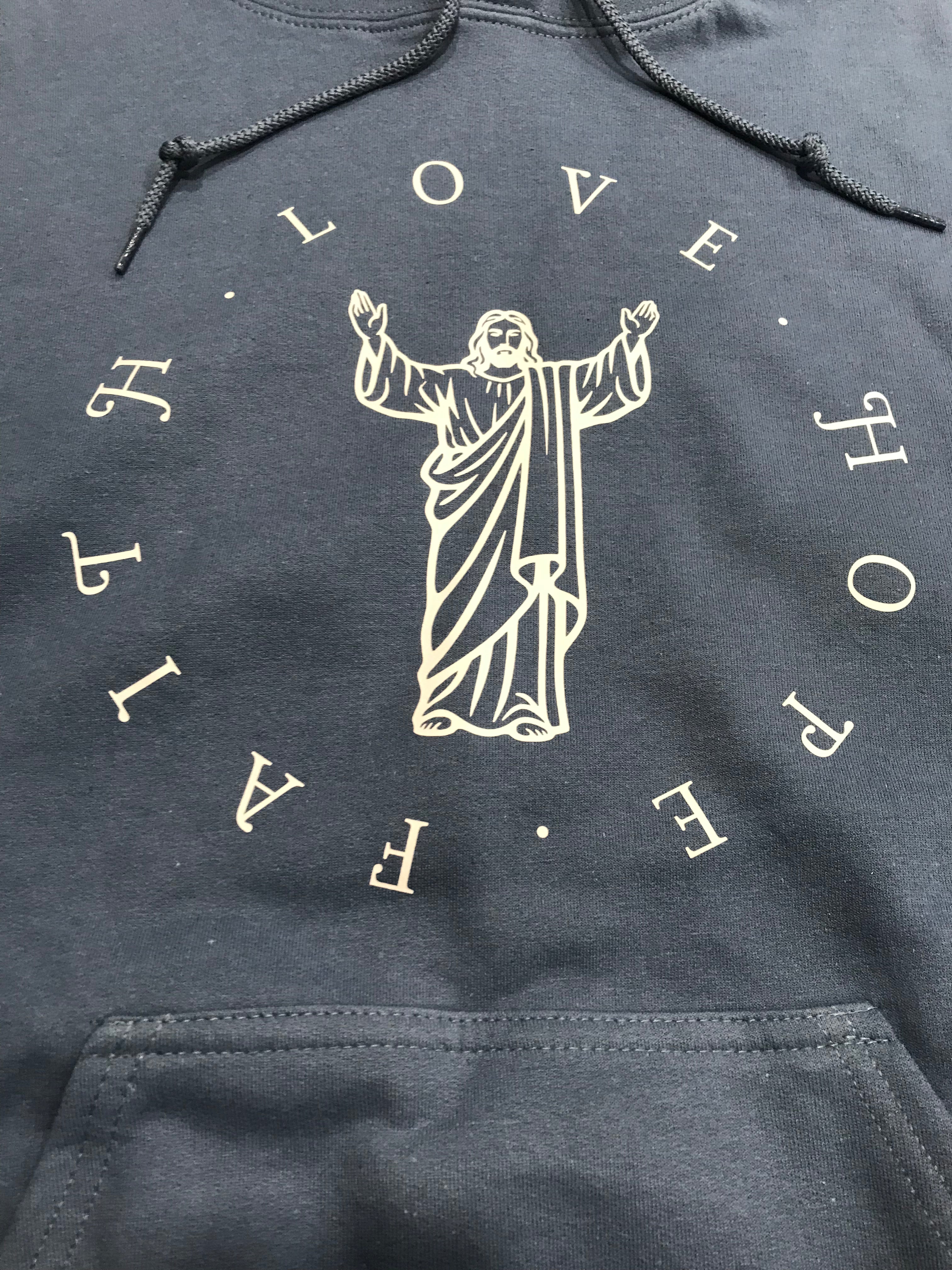 Faith.Hope.Love. Men's and Women's Hoodie