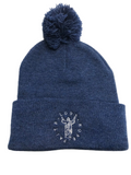 Men's and Women's Soft Knit Beanie w/ Pom Pom