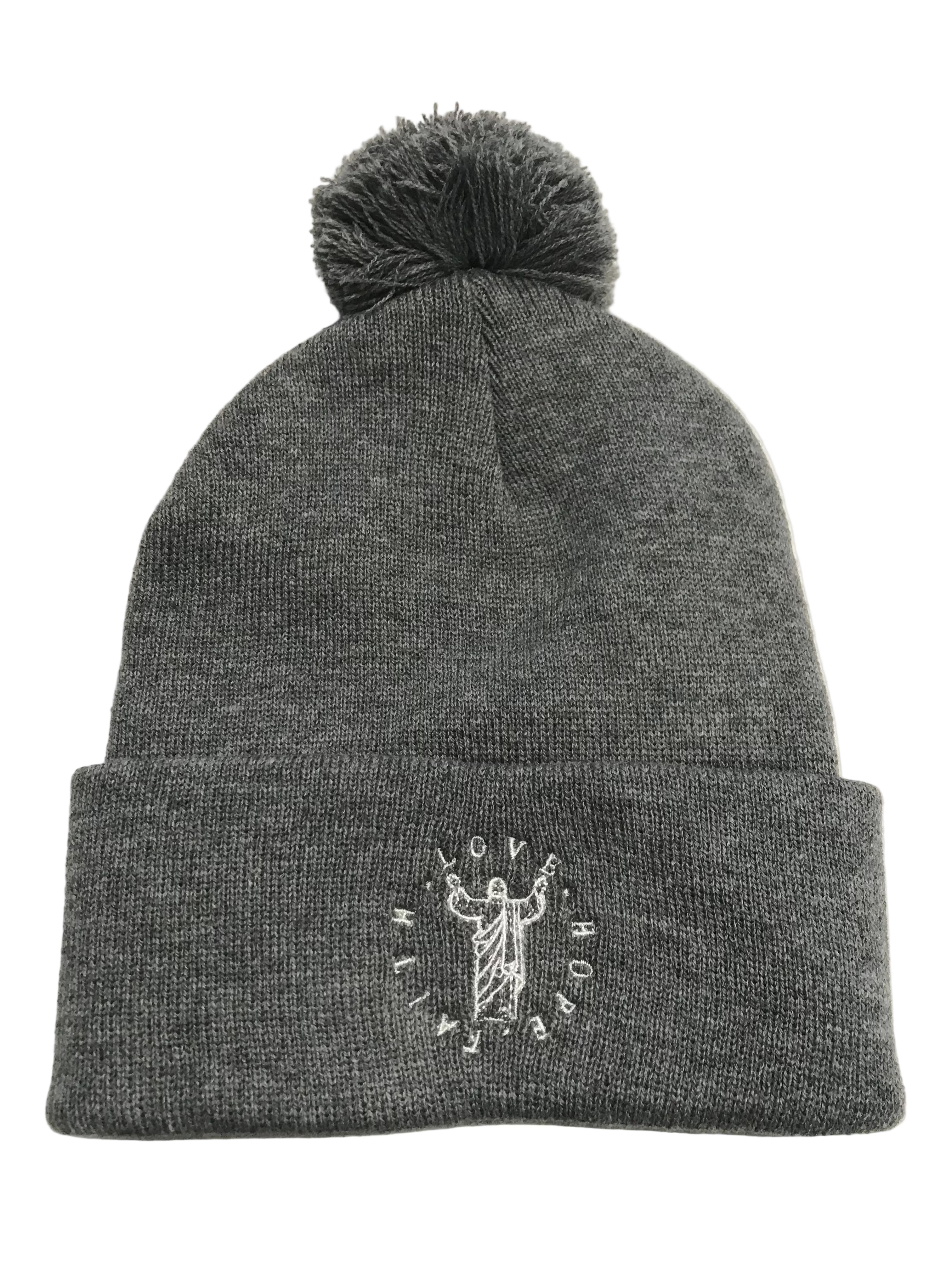 Men's and Women's Soft Knit Beanie w/ Pom Pom