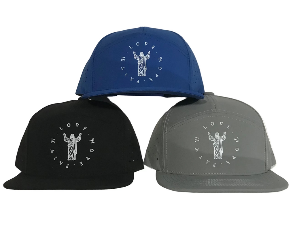 Faith, Hope and Love 7-Panel Hat
