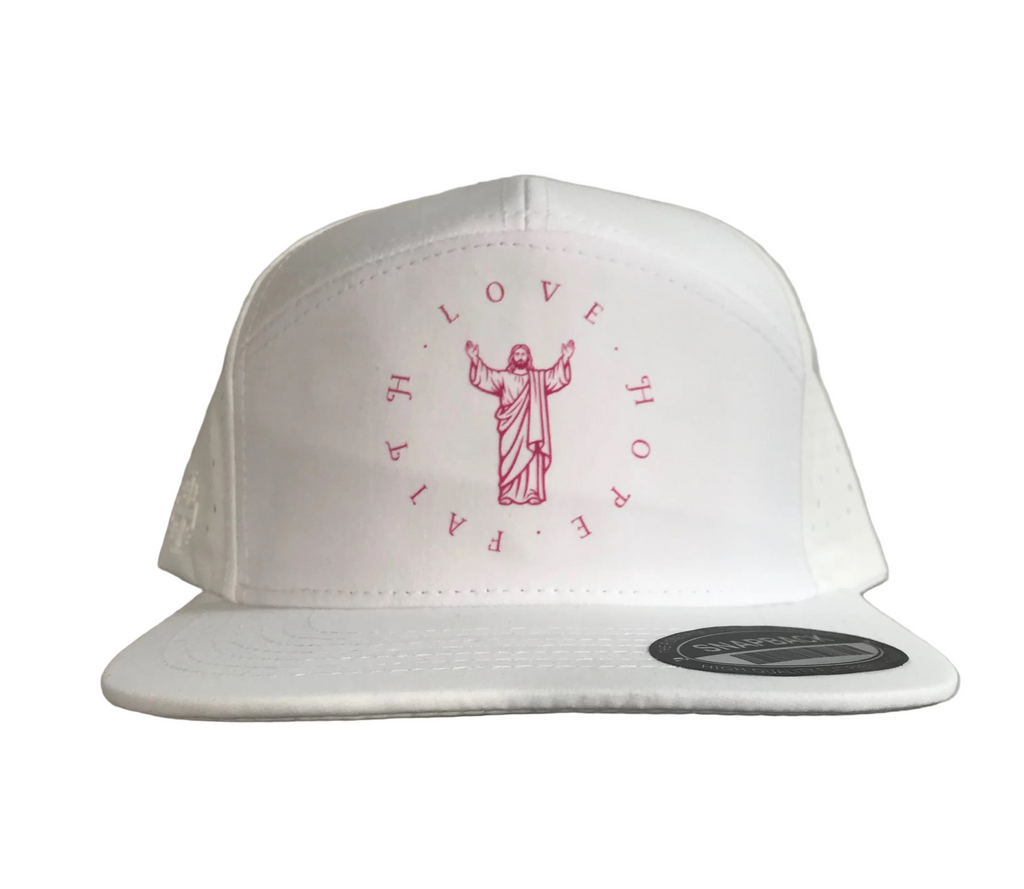 Faith, Hope and Love 7-Panel Hat