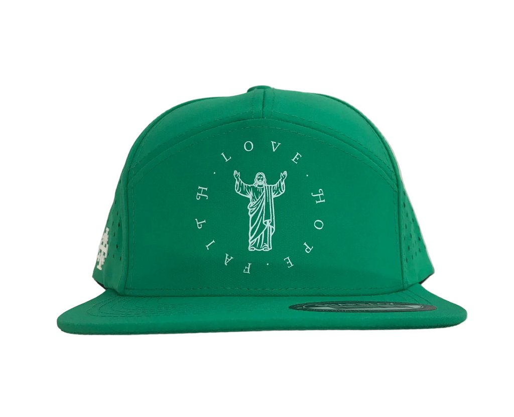 Faith, Hope and Love 7-Panel Hat