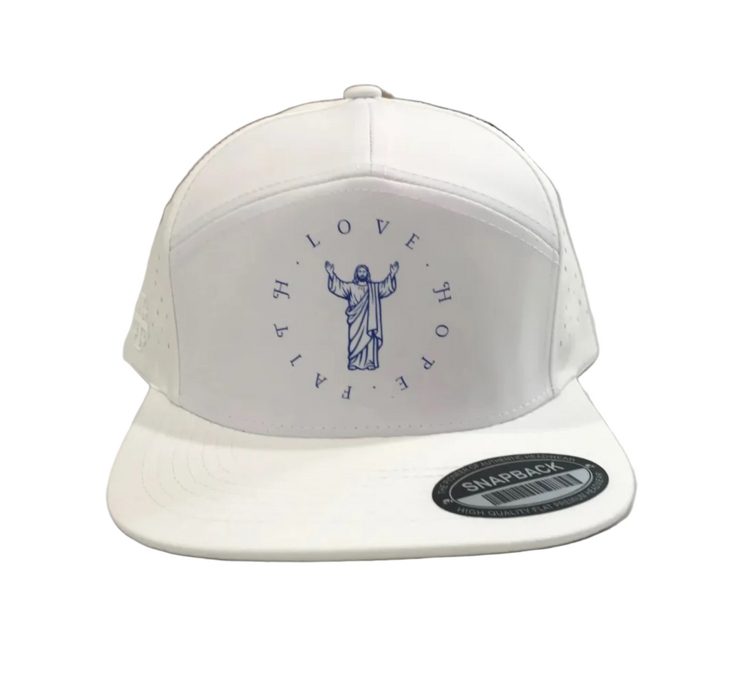 Faith, Hope and Love 7-Panel Hat